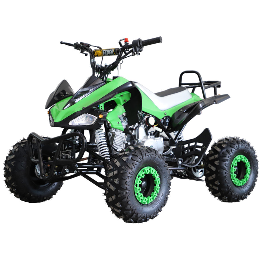 Minimönkijä 110 cc 1+1 – puoliautomaatti, 65 km/h, peruutusvaihde