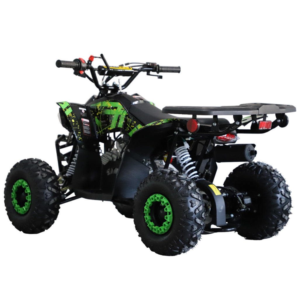 POHJOLA MOTORS Lasten Minimönkijä 110CC täysautomaatti, Musta/vihreä