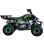 POHJOLA MOTORS Lasten Minimönkijä 110CC täysautomaatti, Musta/vihreä