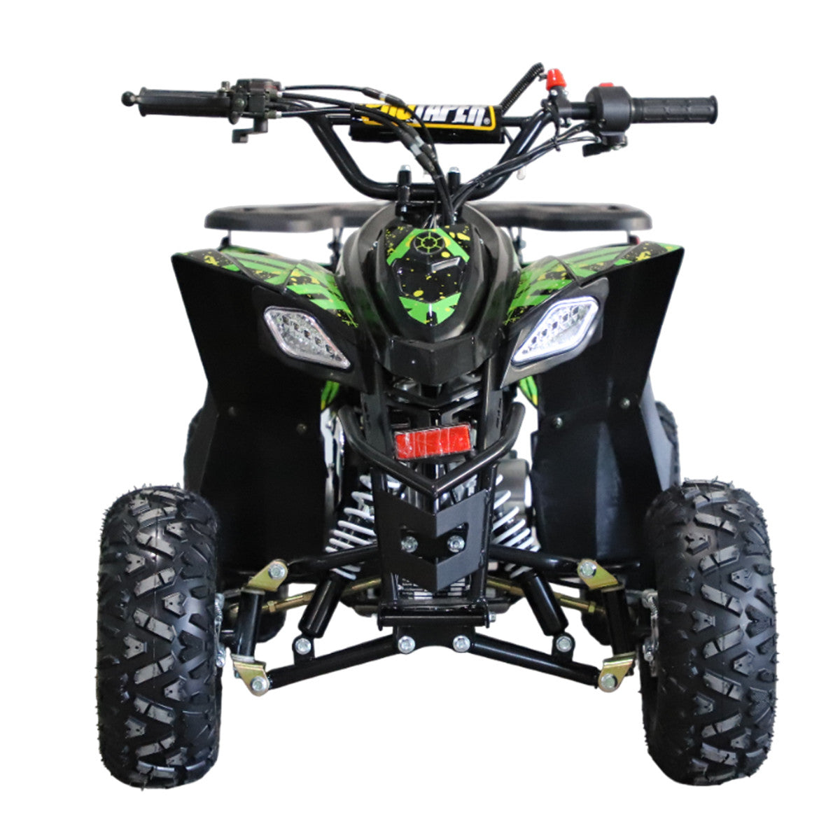 POHJOLA MOTORS Lasten Minimönkijä 110CC täysautomaatti, Musta/vihreä