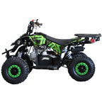 POHJOLA MOTORS Lasten Minimönkijä 110CC täysautomaatti, Musta/vihreä