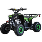 POHJOLA MOTORS Lasten Minimönkijä 110CC täysautomaatti, Musta/vihreä