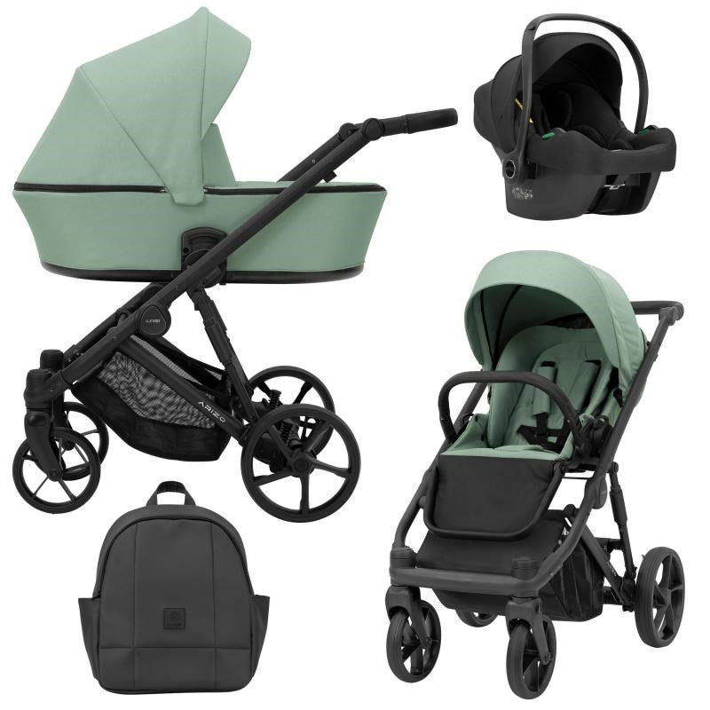 Kunert Yhdistelmävaunut Arizo 3-in-1 Cosmo Turvaistuimella, Useita eri värejä