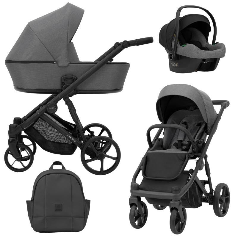 Kunert Yhdistelmävaunut Arizo 3-in-1 Cosmo Turvaistuimella, Useita eri värejä