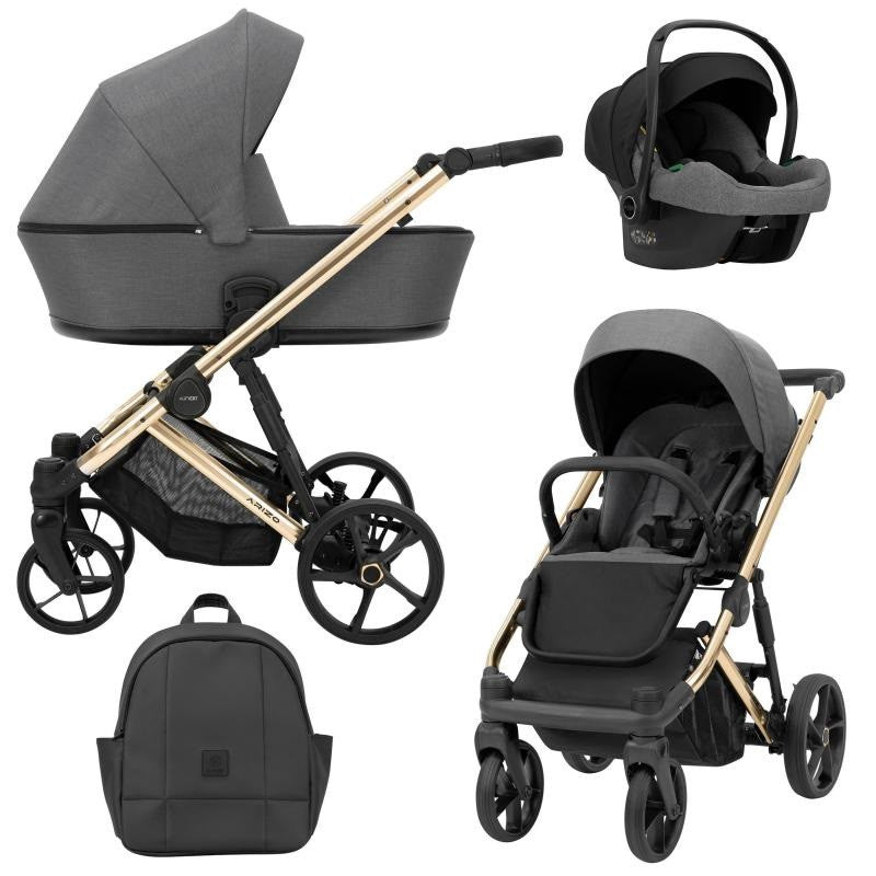 Kunert Yhdistelmävaunut Arizo 3-in-1 Cosmo Turvaistuimella, Useita eri värejä