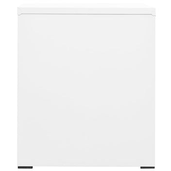 Vit arkivskåp 46x62x72,5 cm stål