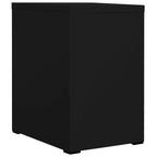 Arkistokaappi musta 46x62x72,5 cm teräs