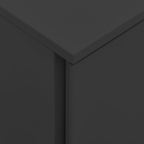 Arkistokaappi siirrettävä antrasiitti 39x45x67 cm teräs