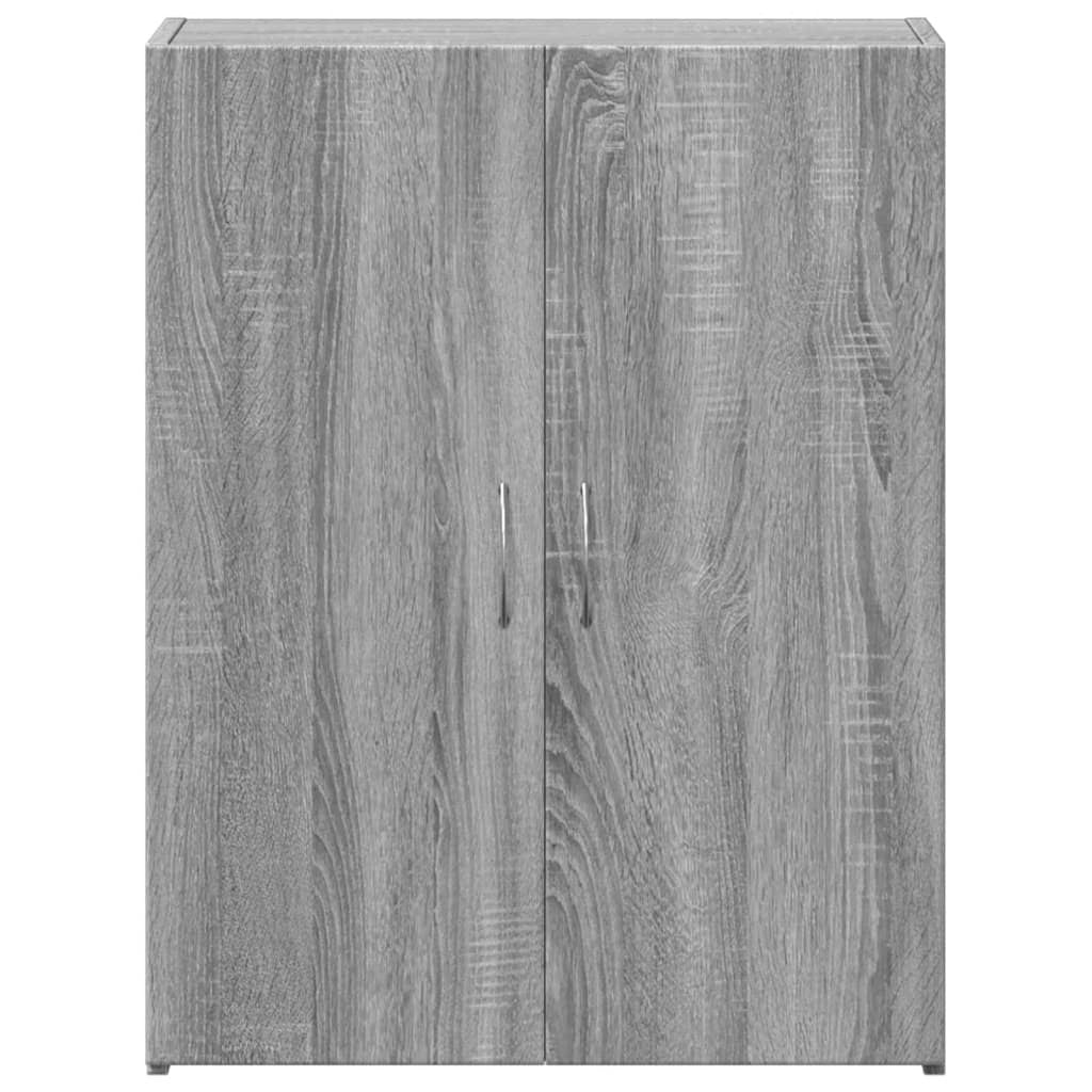 Arkivskåp grått Sonoma 60x32x77,5 cm tekniskt trä