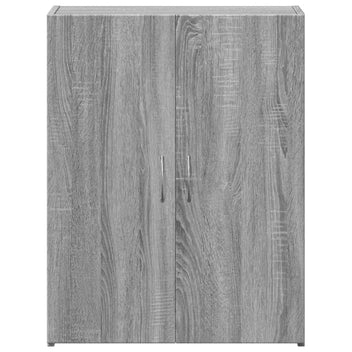 Arkivskåp grått Sonoma 60x32x77,5 cm tekniskt trä