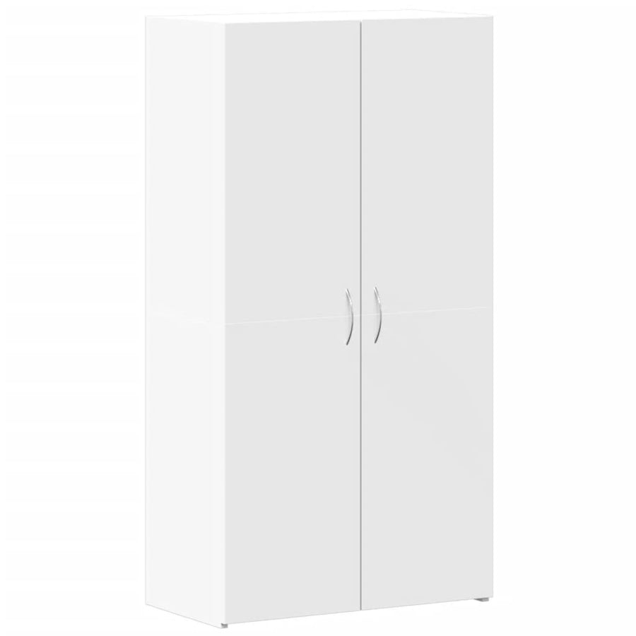 Vit arkivskåp 60x32x115 cm tekniskt trä
