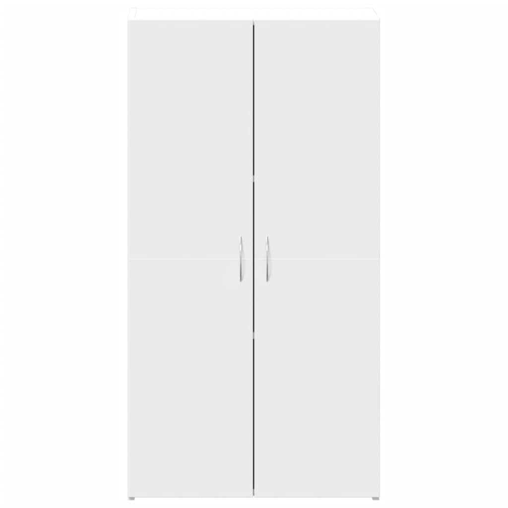 Arkistokaappi valkoinen 60x32x115 cm tekninen puu