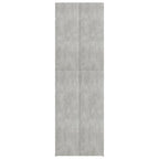 Toimistokaappi betoninharmaa 60x32x190 cm tekninen puu