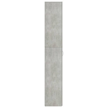Toimistokaappi betoninharmaa 60x32x190 cm tekninen puu