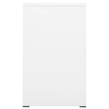 Arkistokaappi valkoinen 46x62x102,5 cm teräs