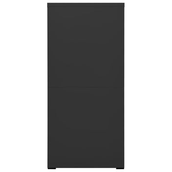 Arkivskåp antracit 46x62x133 cm stål