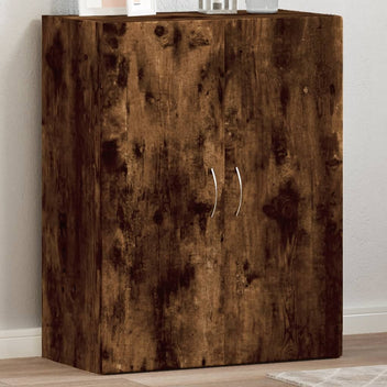 Arkivskåp, rökt ek, 60x32x77,5 cm, teknisk trä