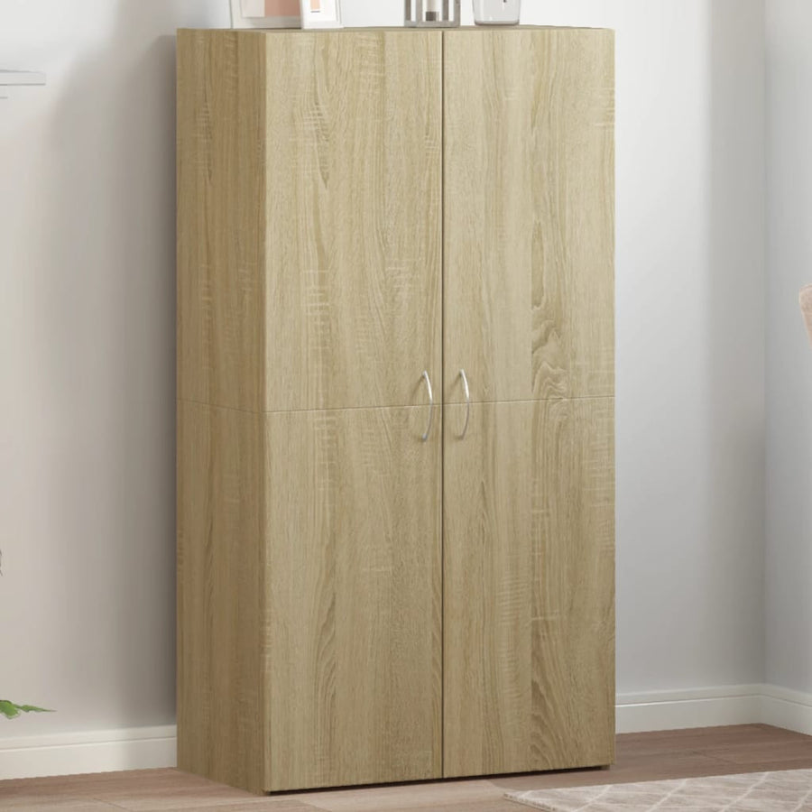 Sonoma arkivskåp i ek 60x32x115 cm, tillverkat av träkomposit