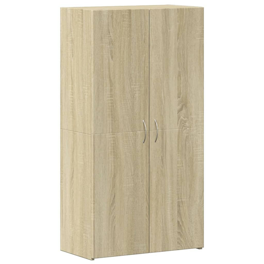 Sonoma arkivskåp i ek 60x32x115 cm, tillverkat av träkomposit