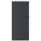 Arkistokaappi antrasiitti 79x40x90 cm teräs