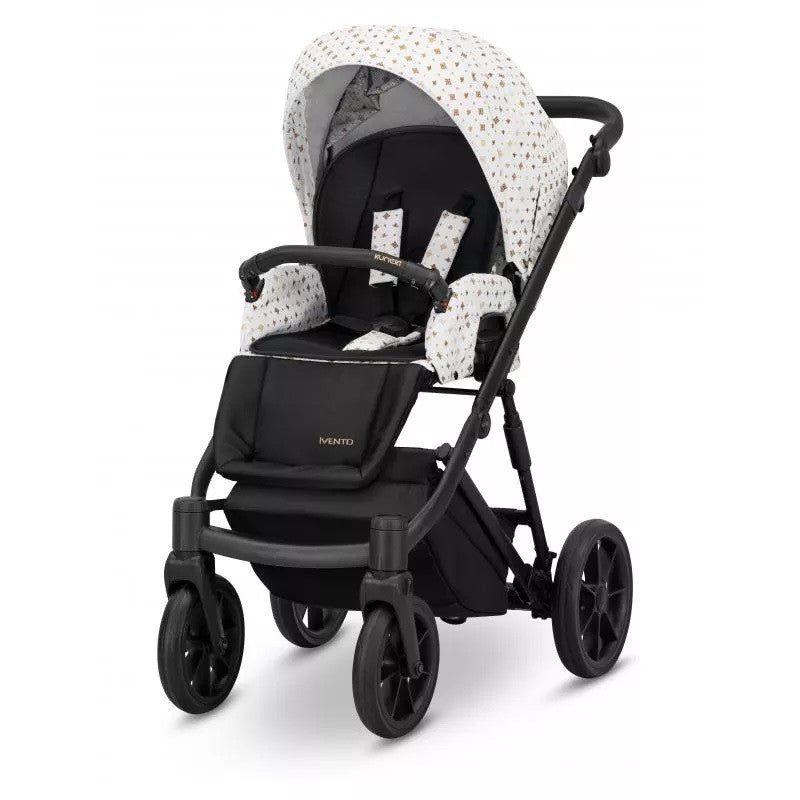 Kunert Ivento Glam 3-i-1 kombinationsbarnvagn med Cosmo säkerhetsstol, flera olika färger