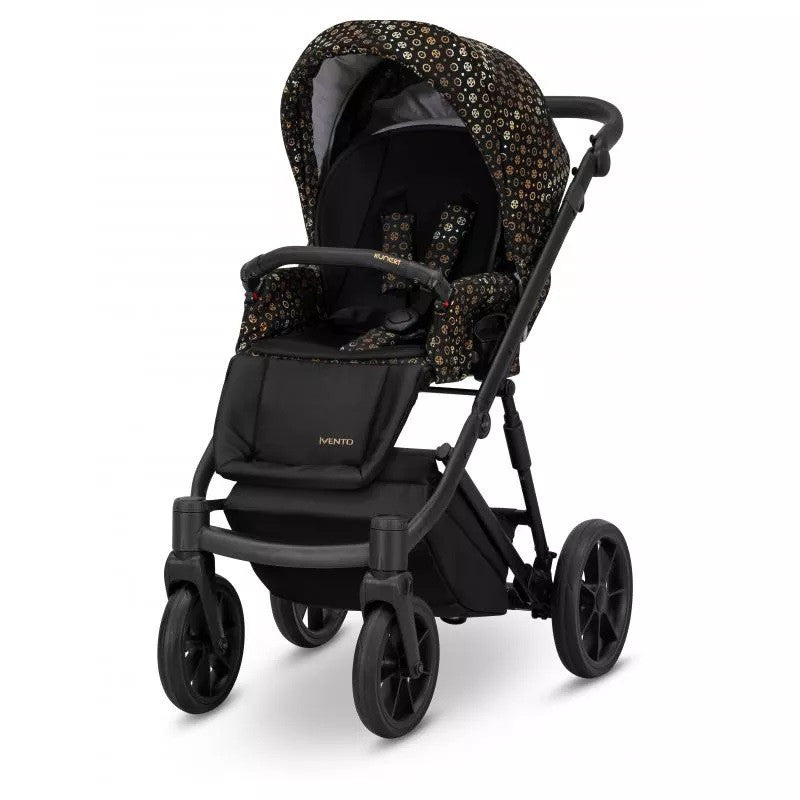 Kunert Ivento Glam 3-i-1 kombinationsbarnvagn med Cosmo säkerhetsstol, flera olika färger