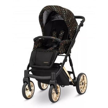 Kunert Ivento Glam 3-i-1 kombinationsbarnvagn med Cosmo säkerhetsstol, flera olika färger