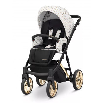 Kunert Ivento Glam 3-i-1 kombinationsbarnvagn med Cosmo säkerhetsstol, flera olika färger