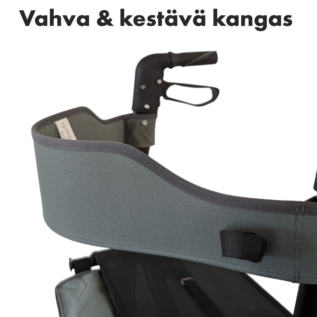 Aune Rollator för inomhus- och utomhusbruk, lätt, röd