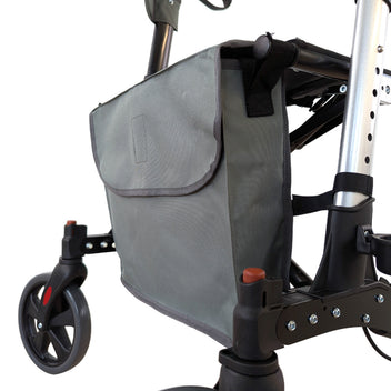 Aune Rollator för inomhus- och utomhusbruk, lätt, röd
