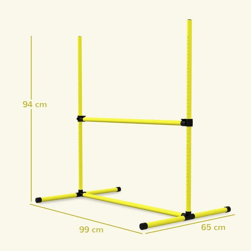 Agility-set, bärväska, slitstark, gul