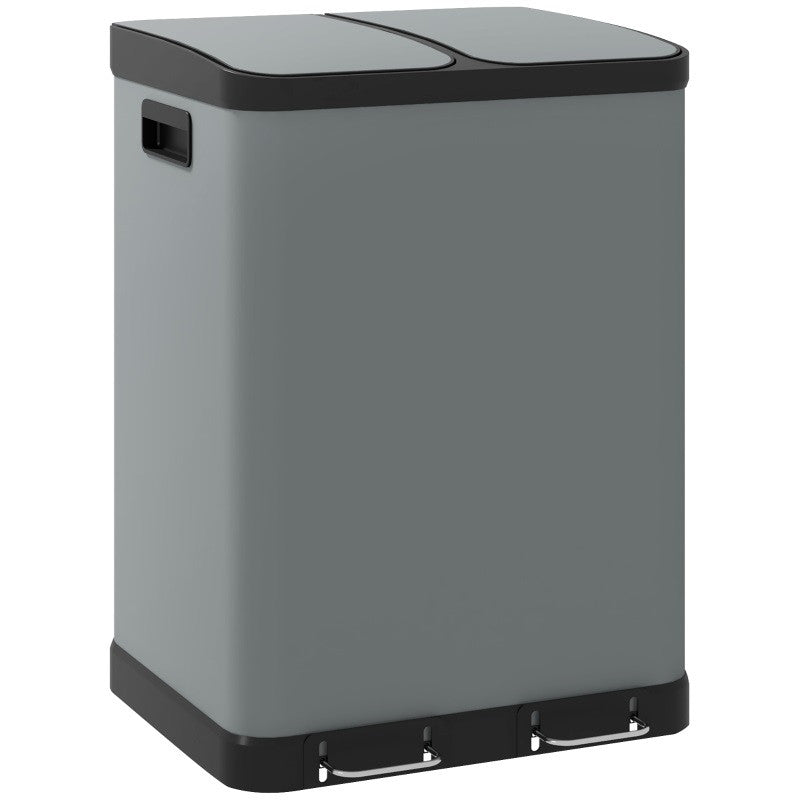 Soptunna / Sorteringsstation För hemmabruk, 2 x 30 liter, handsfree