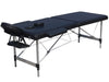 Taitettava Hierontapöytä Premium Compact Alu 2V, 185x60cm, Musta