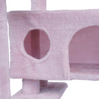 POHJOLAN LEMMIKKITARVIKE Kissan kiipeily-/raapimispuu 138 cm, pinkki