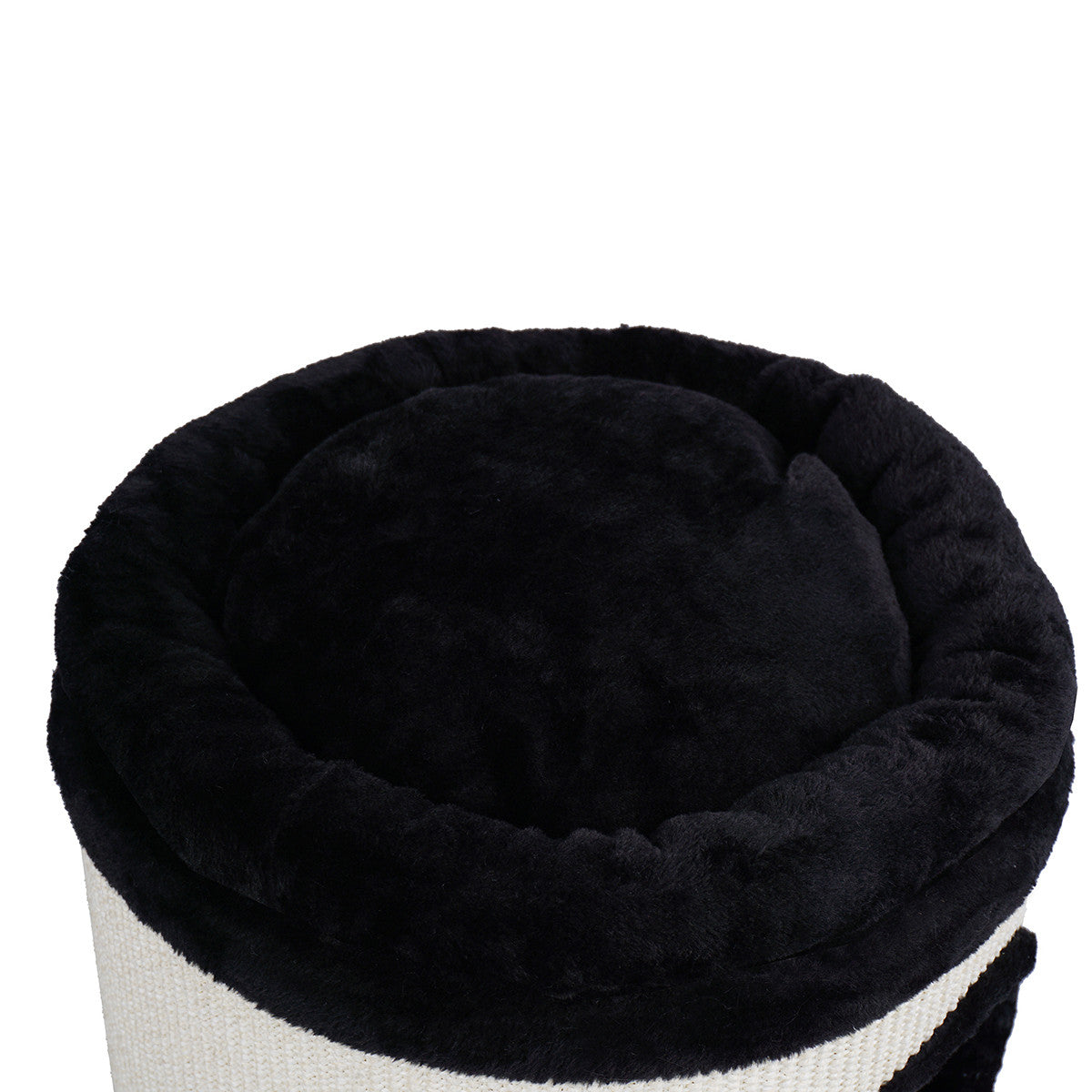 POHJOLAN LEMMIKKITARVIKE XL Kissan kiipeily-/raapimispuu Tynnyri 97 cm, Musta