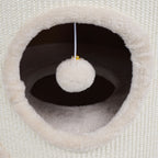 POHJOLAN LEMMIKKITARVIKE XL Kissan kiipeily-/raapimispuu Tynnyri 97 cm, Musta