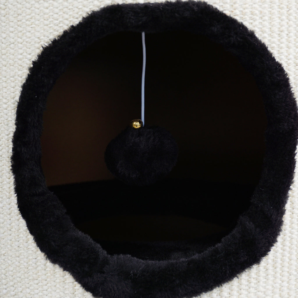 POHJOLAN LEMMIKKITARVIKE XL 97x45cm Kissan kiipeily-/raapimispuu Tynnyri, beige