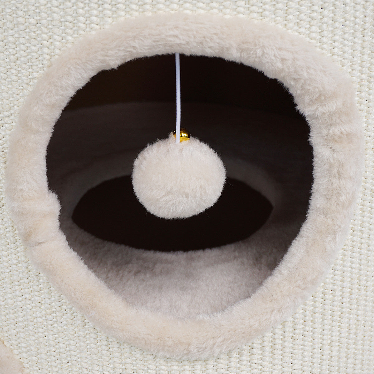 POHJOLAN LEMMIKKITARVIKE XL 97x45cm Kissan kiipeily-/raapimispuu Tynnyri, beige