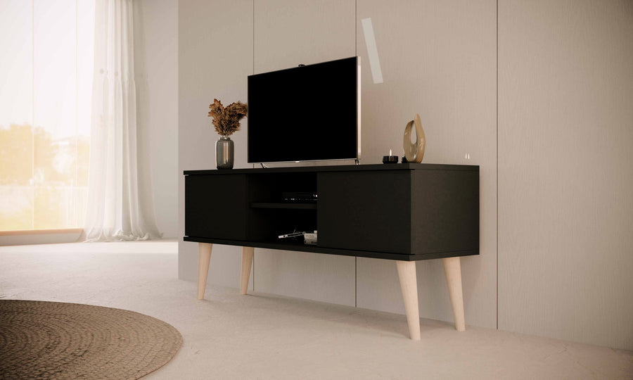 Kocot Toronto TV-taso 120cm, musta
