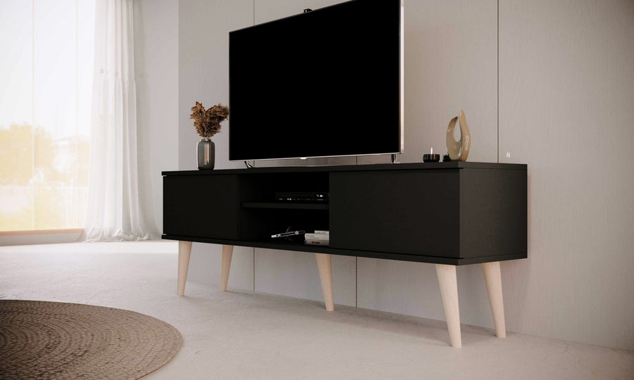 Kocot Toronto TV-taso 160cm, musta