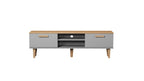 Kocot Denver TV-taso 160cm, harmaa/beige