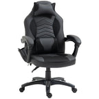 Hierova tietokonetuoli / pelituoli, 68 x 69 x 108-117cm, Musta