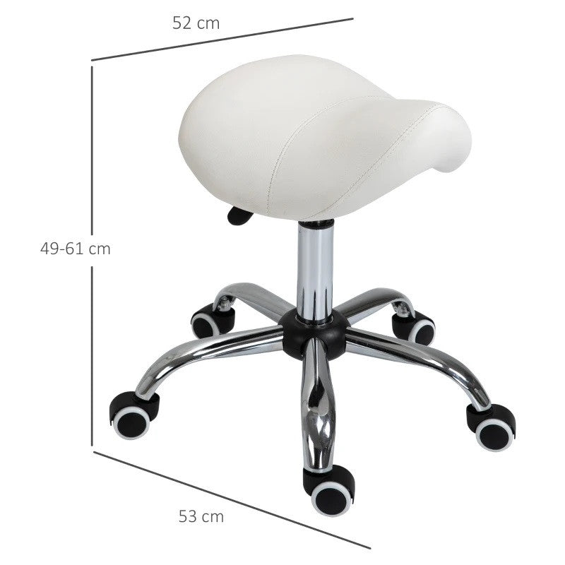 Ergonomisk arbetsstol, vit