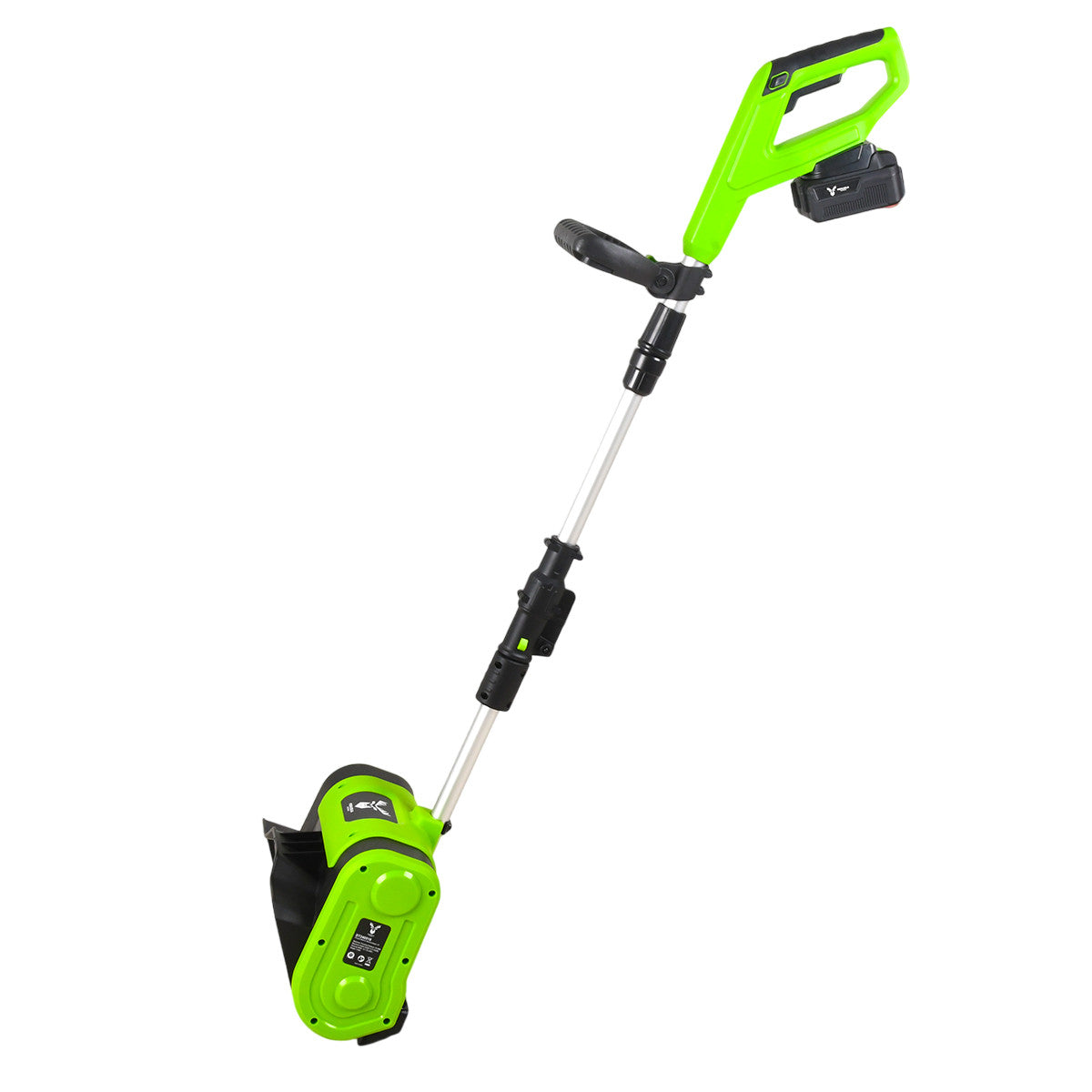 Batteridriven snöskopa 10" 20V Li-ion – arbetsbredd 25,4 cm, batteri och laddare ingår