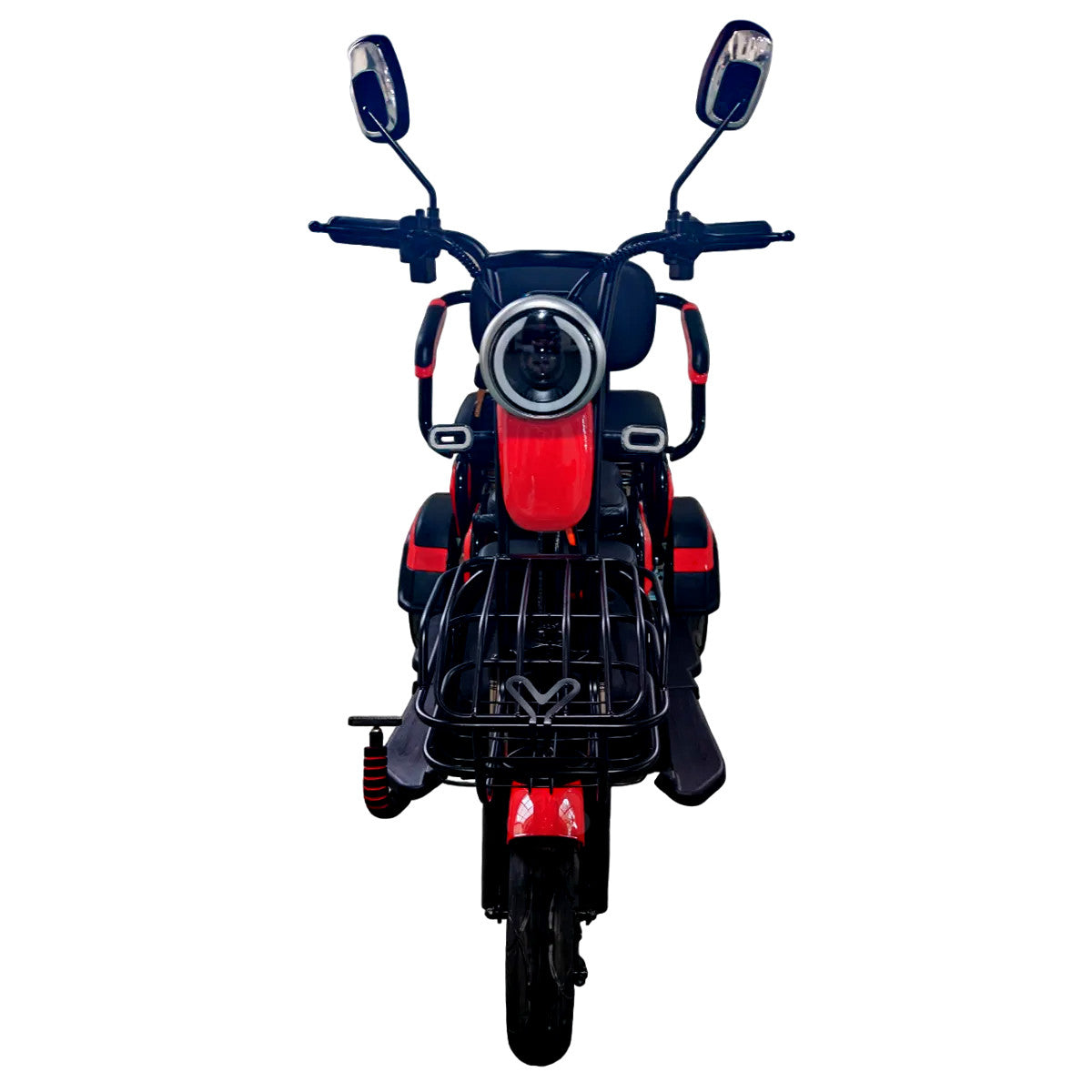 POHJOLA MOTORS Senioriskootteri 1000W etukorilla, 25km/h, 48V20AH, Punainen