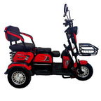 POHJOLA MOTORS Senioriskootteri 1000W etukorilla, 25km/h, 48V20AH, Punainen