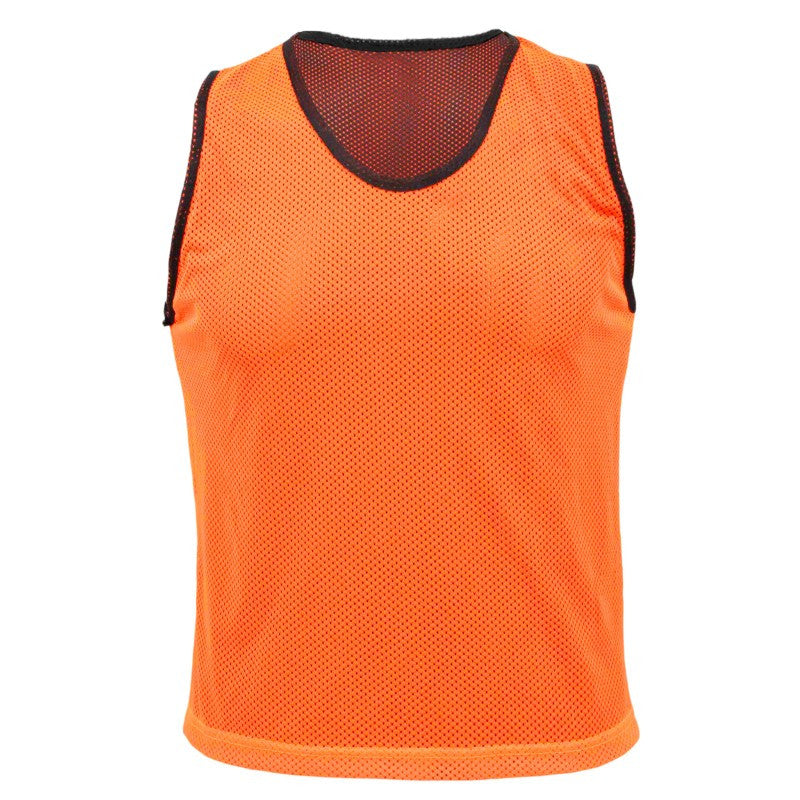 5 st Edge Reversible Vest, svart/orange – Senior