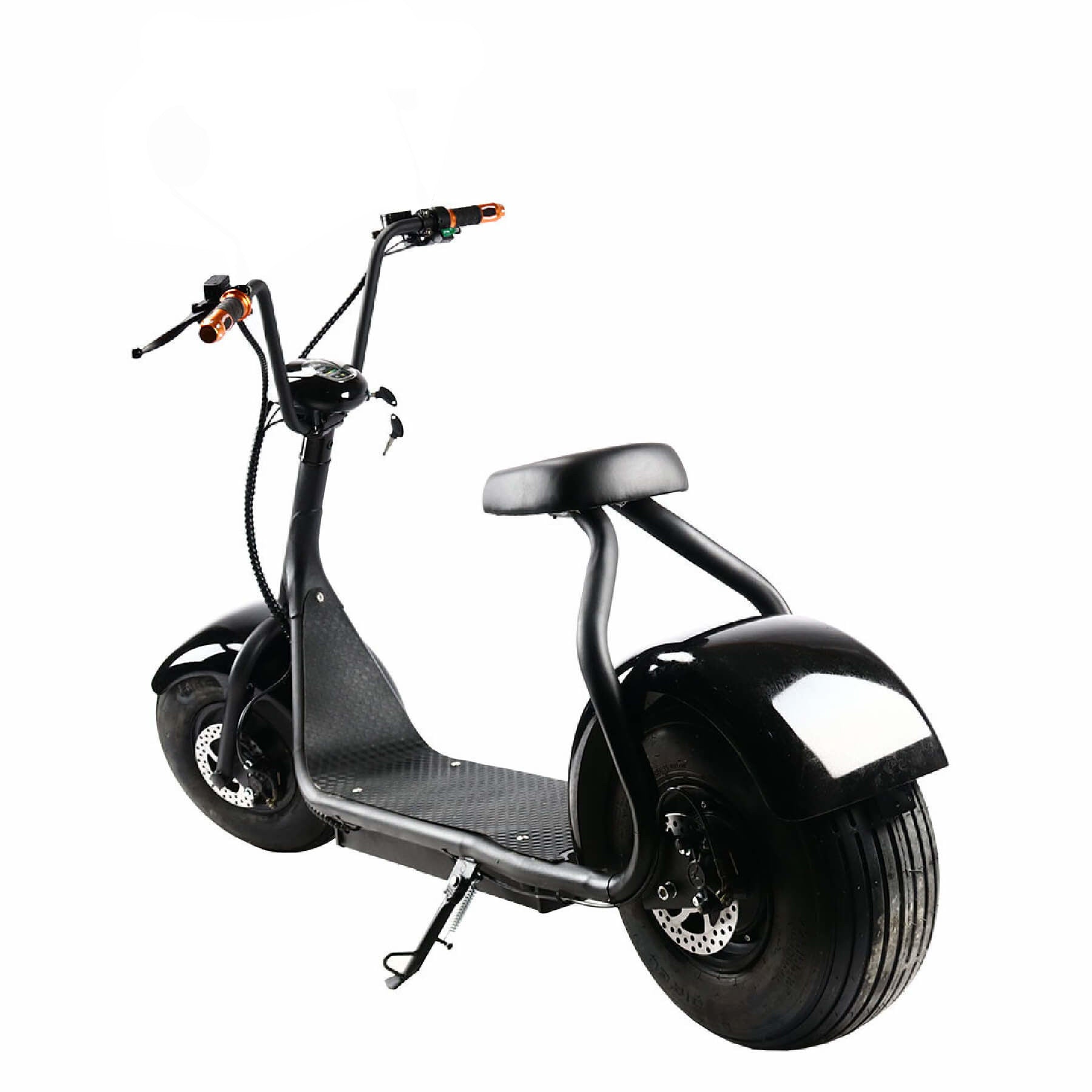 POHJOLA MOTORS Halpa Sähköskootteri 1000W 2.0 Premium, 25 km/h, Musta