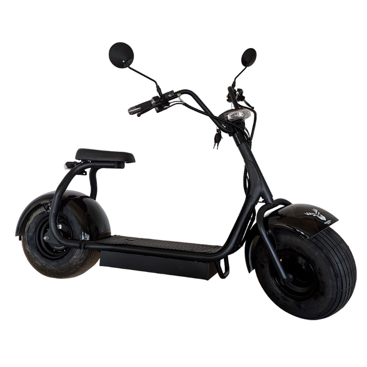 POHJOLA MOTORS Halpa Sähköskootteri 1000W 2.0 Premium, 25 km/h, Musta