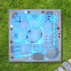 Pohjola Spa LUXUS Ulkoporeallas 215x215 cm, 55 suutinta, LED-valot, WIFI